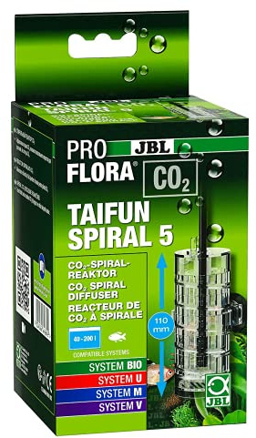 JBL CO2-Diffuser für Aquarium - CO2-Hochdiffusionsreaktor mit 5 Modulen - Aquariumgebrauch - CO2-Diffuser