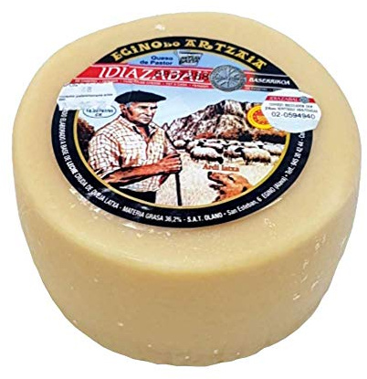 Queso Idiazabal Blanco de Pastor Elaboración Artesanal Peso 1300 gramos - Denominación de Origen