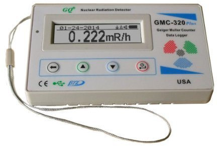 GQ GMC-320 Plus Geiger Counter Nuclear Radiation Detektor Meter Beta-Gamma X Blu-ray Europe
