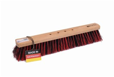 Straßenbesen Arenga Mix Borsten 4-Loch-System 60cm Lang Besen ohne Stiel