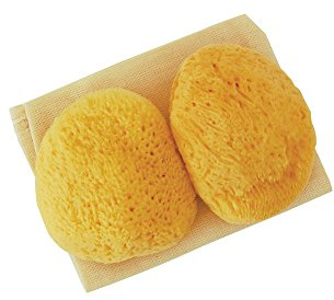 Sea Pearls-Premium Ultra Soft Reusable Sea Sponges- Medium 2-Pack