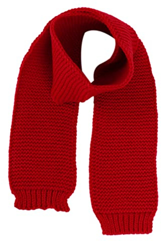 Millya Baby Warm Scarves Kids Toddlers Infant Knitted Winter Scarf for Boys Girls, Red(Size: One Size)
