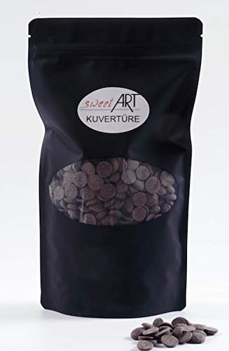 1 kg Callets Zartbitter Kuvertüre - Schokolade 54,1%