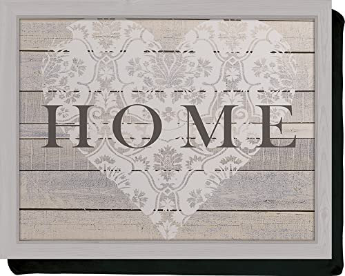 Creative Tops Everyday-Home Gepolstertes Knietablett mit Sitzsack-Polsterung, 44 x 34 cm, Grau