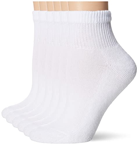 Hanes Damstrumpor, ankelstrumpor med tåsöm, 6-pack, 37-42 EU