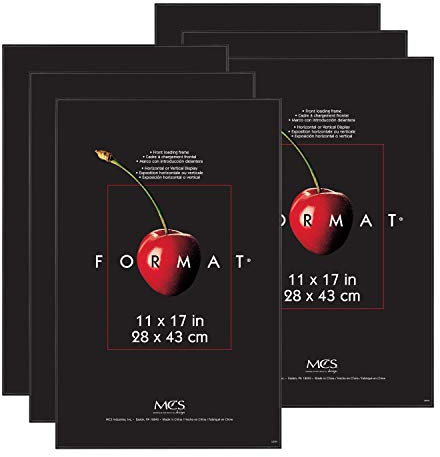 MCS Black Format Frames 11 x 17