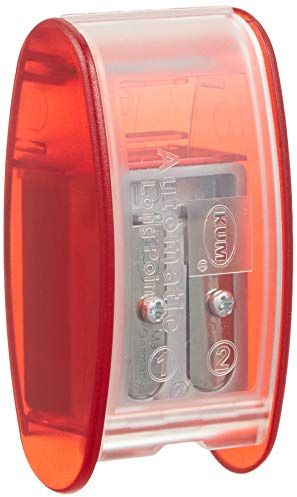 Kum AS2, två hål automatisk lång spets pennvässare, Mfg artikelnummer 1053021 (extra lock ingår inte)