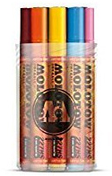 Molotow One4All 227HS Acryl Marker (Main-Kit 1, 4 mm Spitze, hochdeckend und permanent, UV-beständig, für fast alle Untergründe) 12 Stück sortiert