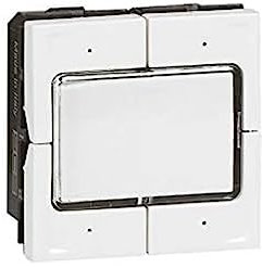 Legrand 078478 Mosaic BUS Gestion D'éclairage Commande, 4 Scénarios, Blanc
