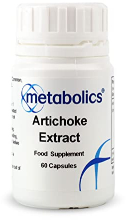 Artichoke Extract 500mg (60 Capsules) | Contains 2.5% Cynarin | Liver Support Supplelment with No Additives