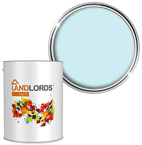 Landlords Anti Damp Paint | Matt Finish | Prevent Build-up of Mildew | Paint for Wall and Ceiling | Anti Condensation and Mould | 2.5L Milky Blue