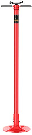 SPECSTAR Under Hoist Support Stand 3/4 Ton Jack Stand, 1650Lbs Capacity, Adjustable 52-76 Inch Height, 12 Inch Diameter Base for Vehicle Lifting & Support