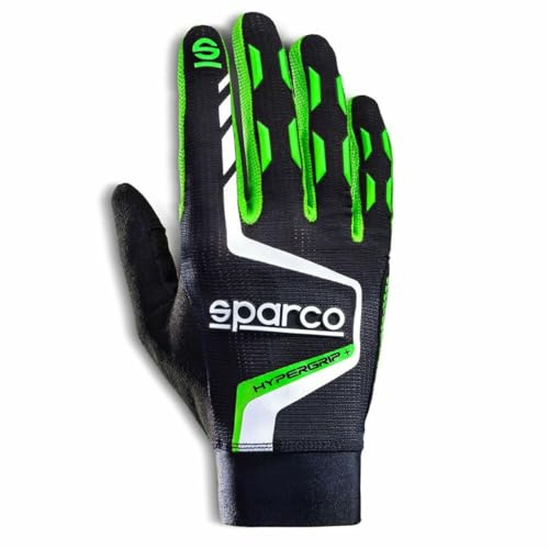 Sparco HYPERGRIP+ T 11 Handschuhe SCHWARZ/GRÜN, bunt, 42/50 EU