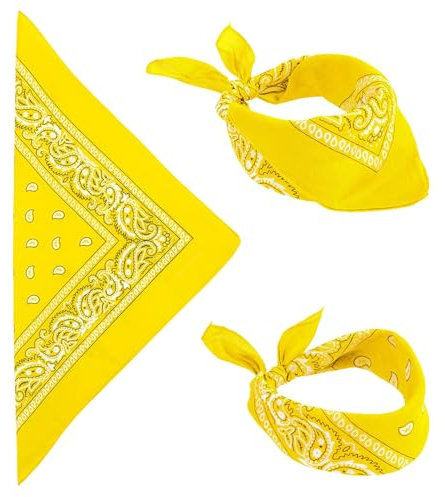 W WIDMANN MILANO Party Fashion - Bandana, 55 x 55 cm, Halstuch, Kopftuch, Accessoire für Kostüme