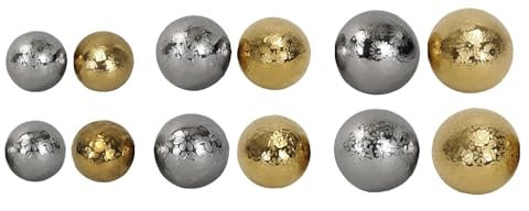 netproshop Porslin simkulor silver o guld dekorativa kulor flytande, diameter 4–7 cm, färg: Belle, urval: 7 cm