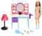 Barbie Totally Hair Spielset - Puppe, Frisiertisch, 15+ Accessoires, Farbwechseleffekt, für Kinder ab 3 Jahren, HKV00