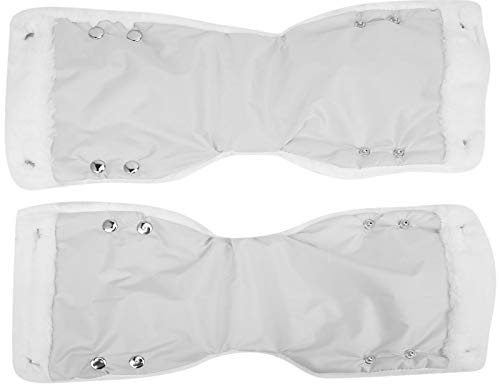 Pilipane barnvagnshandskar, barnvagnshandvärmare, barnvagnshandvärmare, varma handskar, vattentäta barnvagnsvantar, barnvagnshandvärmare, barnvagnstillbehör (silver-)