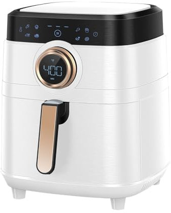 ALLCOOL - Freidora de aire de 8 cuartos de galón para freidora de aire grande, 1700 W, 8 en 1 con visualización táctil, freidora de aire apta para lavaplatos, bandeja antiadherente Freidora de Aire 32