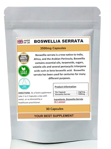 Boswellia Serrata Extract Capsules 3500mg (High Strength) (30)