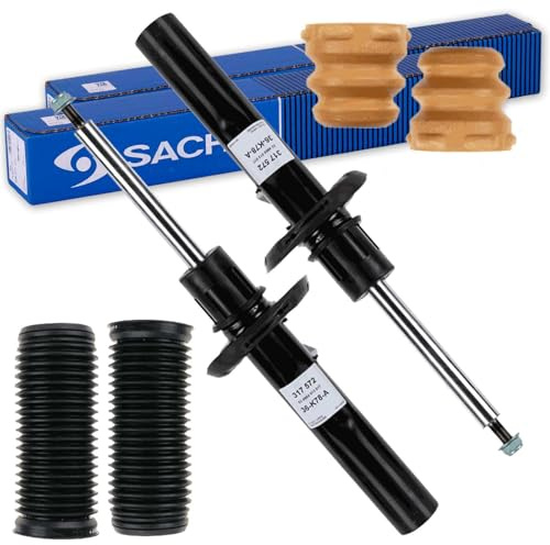 2x SACHS Stoßdämpfer + Protection-Kit vorne für A3 8P + 1T2 1T3