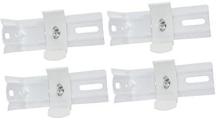 Cabilock Supporto Per in Materiale 4 Pezzi Set Di Staffe A L Per Montaggio Doccia