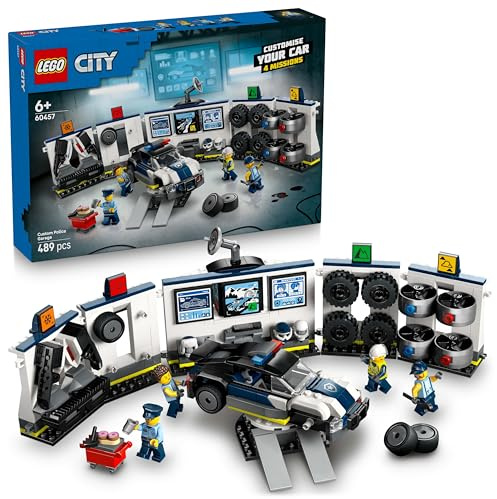 LEGO City Police Car Custom Shop 60457 Toy Blocks, Boys, Girls, 6 Years Old and Up, Distributed in Japan