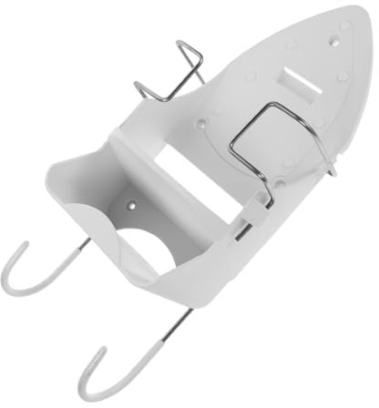TOPPERFUN Tabla De Planchar Soporte para Pared Estante Resistente con Ganchos Ahorra para Percha De Pared Uso Cocina Hogar