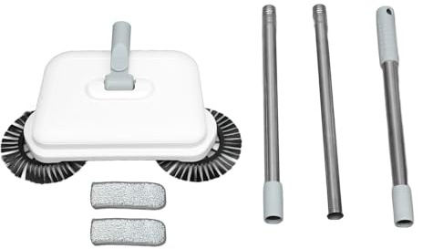 Balayeur de poussée à main efficace à 360 degrés 2 en 1 vadrouille de nettoyage du sol sec humide compact