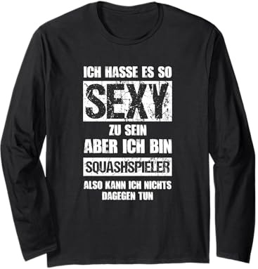 Sexy Squashspieler - Squashs Kleidung Squash Langarmshirt