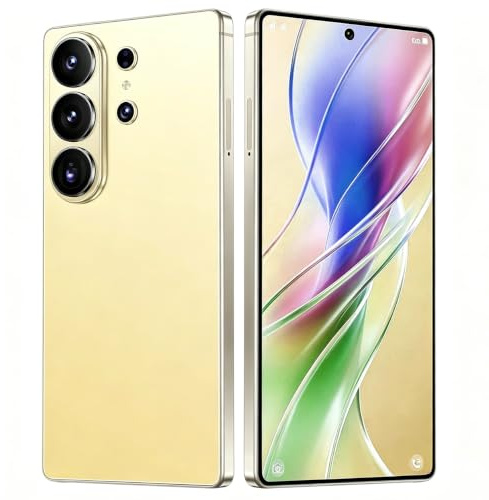 MTGud Teléfono Inteligente 4G, Pantalla HD de 6,6 Pulgadas, 4GB+32GB Ampliable hasta 256GB, cámara 13MP+21MP, Android 12, desbloqueo Facial/WiFi/GPS/OTG USB/lápiz táctil Integrado (Golden)