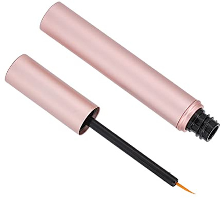 Qudinip 4 Ml Aluminium Eyeliner Tube Set med 5 St Lätta Påfyllningsbara Flaskor för Resor och Daglig Användning