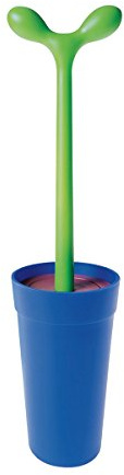 Alessi MERDOLINO Klosettbürste aus thermoplastischem Harz, blau