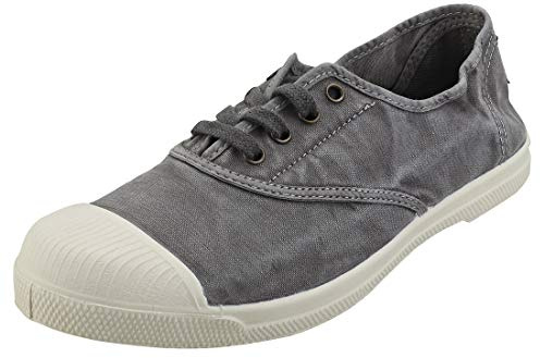 Natural World Eco Femme 102e-623-40 Chaussure-Mode-Toile-Basse-Femme, Gris, 40 EU