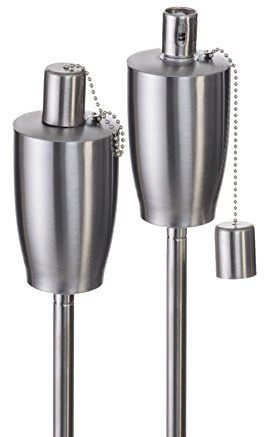 Hussala Ancona Huile Lampe Torche de Jardin 115 cm [2 pièces]