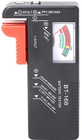 Battery Tester checker,Delaman BT-168 Digital Battery Capacity Checker for 1.5V AA AAA 9V
