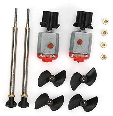 VGEBY RC Bootspropeller, Elektro RC Imitation Crocodilian Spielzeugboot Propeller Motor Elektrisches Zubehör für Flytec V005