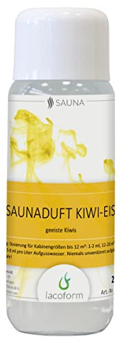 Saunaduft Sauna Aufguss Konzentrat 250ml, Saunadüfte für Zuhause (Kiwi-Eis)