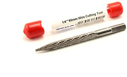 TMAX 1/4 Inch 6mm Carbide Burr Drill Bit Wire Cutter Tire Repair Automobile Car Tool