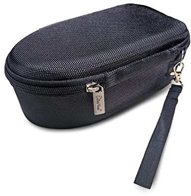 Quilted Bear Mini-Tragetasche für Bügeleisen – stoßfester Bezug mit weichem Futter, Stabiler Reißverschluss, leicht, mit Tragegriff, passend für Bügeleisen bis zu 13 x 7,5 x 7,5 cm (schwarz)