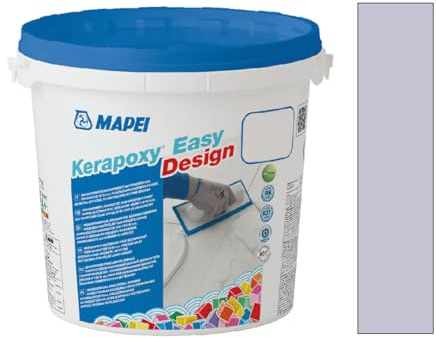 MAPEI Kerapoxy Easy Design 163 LIGHT LILAC 3kg - decorativo, resistente a los ácidos, lechada epoxi de dos componentes