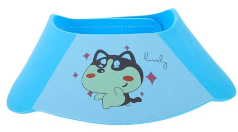 KOMBIUDA Verstellbare Kinder Haarwaschvisier Kappe Für Blau Zum Baden Sicher Und Schadstofffrei Für Haarwäsche