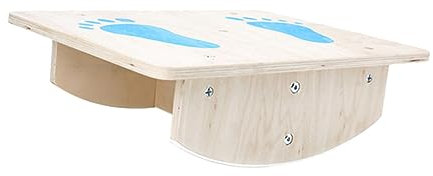 HONMEET Holz Junge Mädchen Balance Board Gleichgewichtstrainingsstuhl Einzelfußstuhl Sportfähigkeitstrainer Für Junge Mädchen Vestibulären Balancierbrett