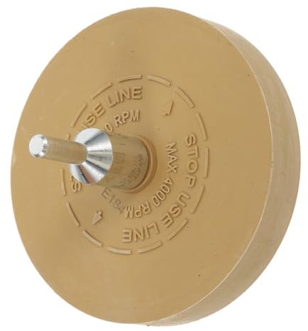 DOITOOL Herramienta Removedora De Adhesivos Rueda Para Quitar Pegatinas 15 Mm Caqui Compatible Taladros Eléctricos Eliminación Rápida Para Coche y Motocicleta Uso Profesional y Doméstico 1 Unidad