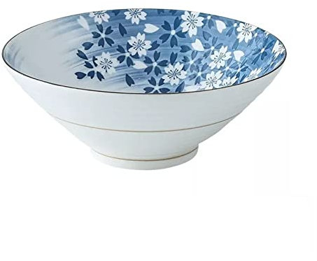 TUKRPQMRI Bol à Nouilles de 8 Pouces, Vaisselle en céramique, Bol créatif en Forme de Corne, Bol à Soupe Chaude domestique/367(E)
