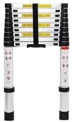 Scale per soffitta Scala telescopica portatile multiuso in alluminio leggero, for soffitta, interni ed esterni scales(2.9m)
