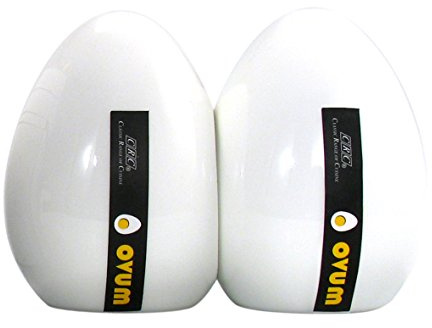 Ovum – Salz- und Pfefferstreuer Porzellan weiß 8 cm – Design Ovoide
