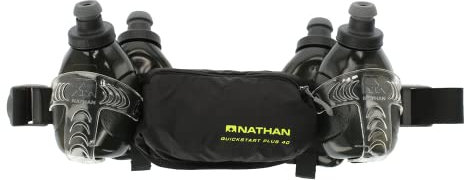Nathan QuickStart Plus 40-1,2L Black Hydr-Belts, Erwachsene, Unisex, 0, OS