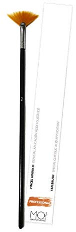 Pincel profesional ABANICO especial ácido glicólico fibra Toray M·O·I SkinCare