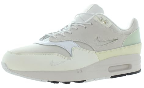 NIKE Men's Air Max 1 Premium Sneaker, Summit White White Sail Coconut Milk, 9 UK