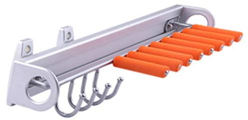 JUNNIU Ausziehbarer Krawatten- und Gürtelhalter, hängender Krawattenhalter mit Schiene (12 Paar) (Farbe: B) Decoration